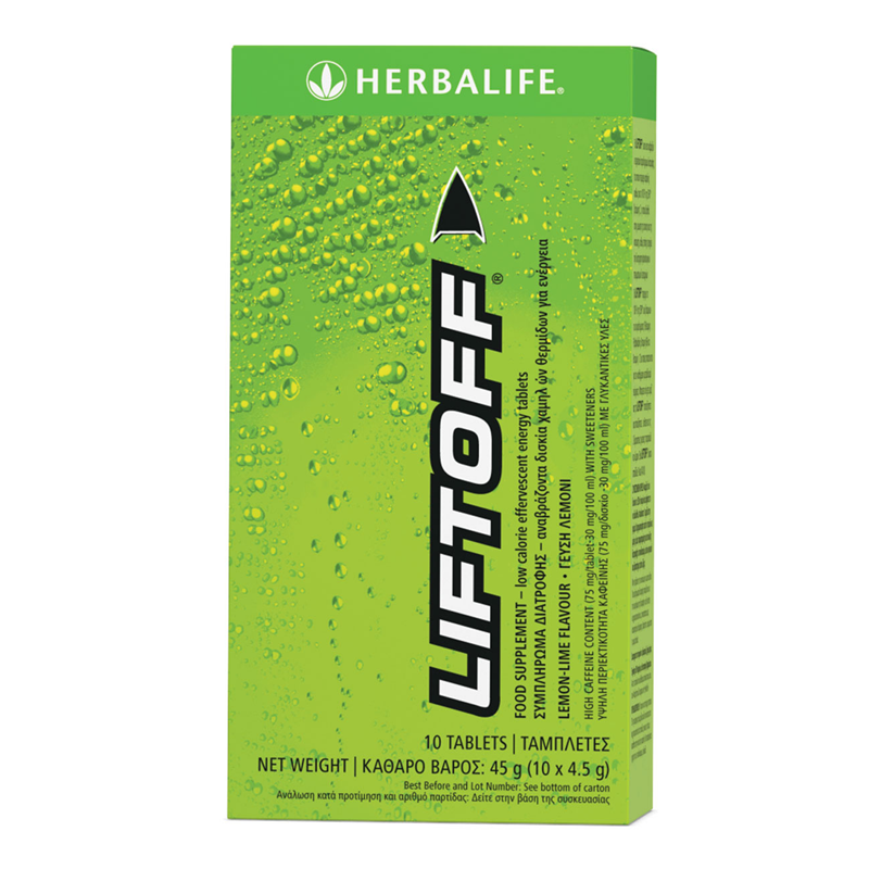 Herbalife Lift Off® Energy Drink Lemon-lime (10 Tablets) - The Herba Coach